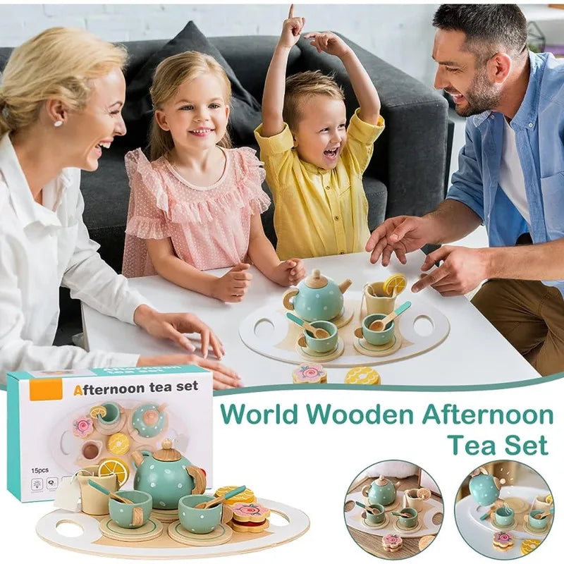 Montessori Wooden Tea Set | Children's Role Play Toy