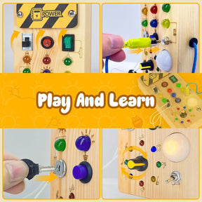 Montessori Light Switch Busy Board | Sensory Toys