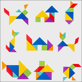 Magnetic Tangram Puzzle