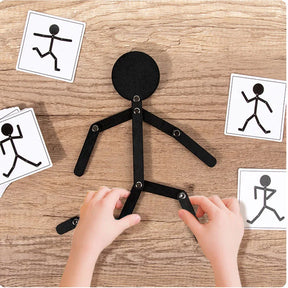 Montessori Stick Man Puzzle | Children's Puzzle