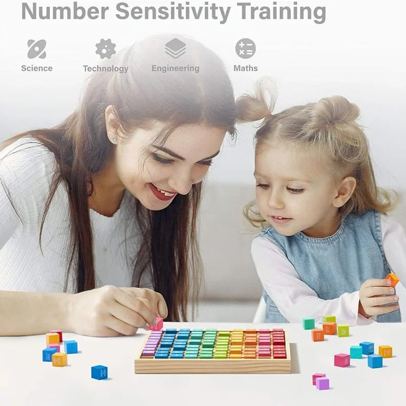 Montessori Wooden Math Teaching Aide