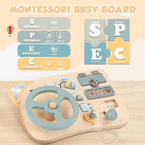 Montessori Car Busy Board | Sensory Toys