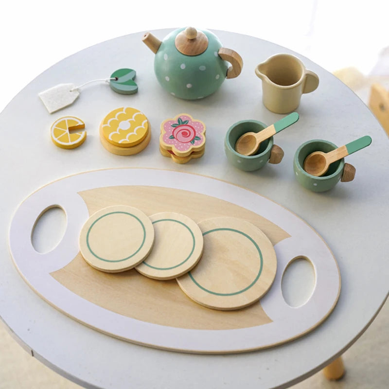 Montessori Wooden Tea Set | Children's Role Play Toy