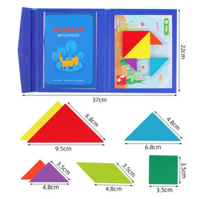 Magnetic Tangram Puzzle