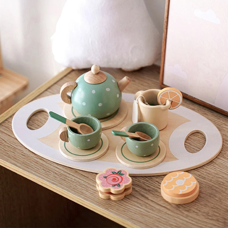 Montessori Wooden Tea Set | Children's Montessori and Role Play Toy