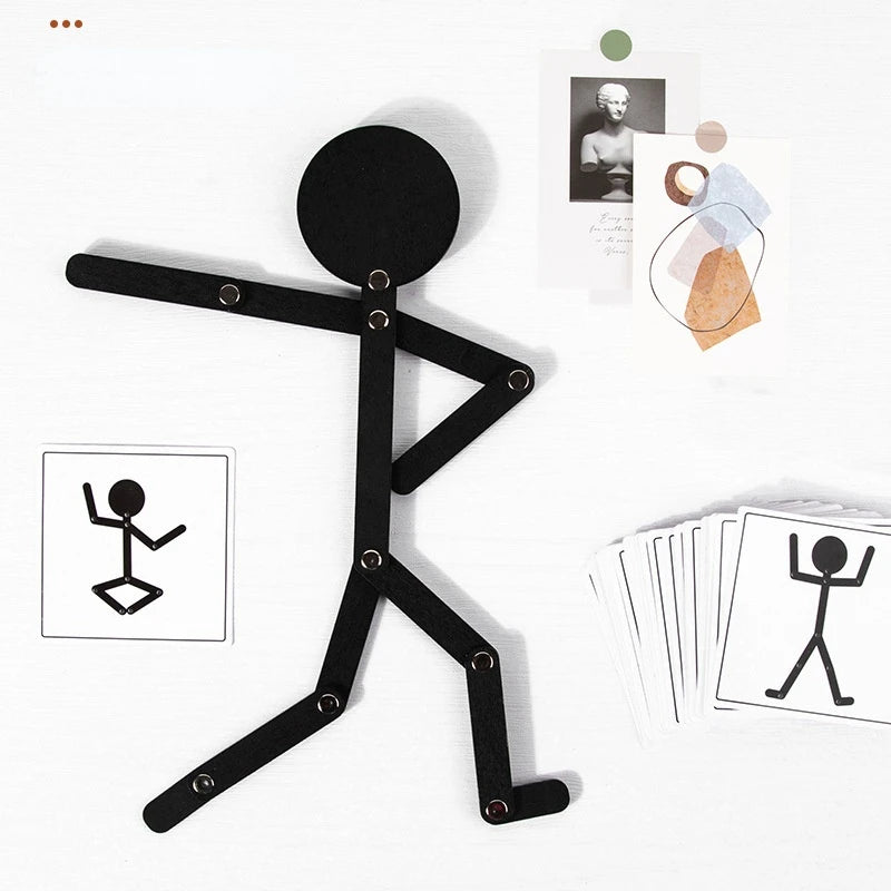 Montessori Stick Man Puzzle | Children's Puzzle