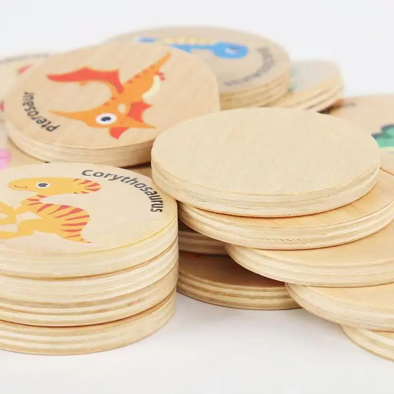 Dinosaur Matching and Memory Game | Children's Montessori Toy