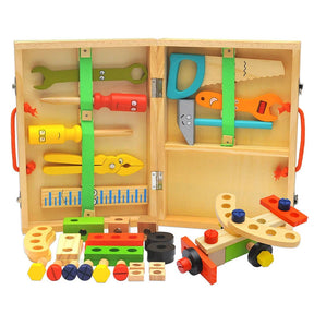 Montessori Wooden Toolbox | Children's Role Play Toy